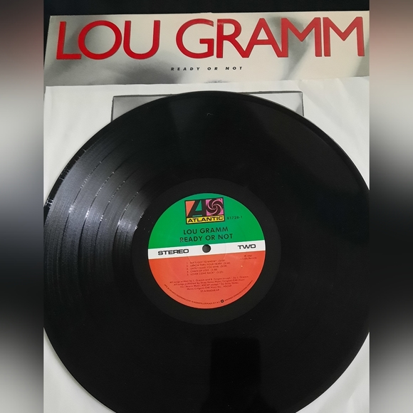 Lou Gramm- Ready or Not, Vinyl LP 1987 - Picture 3 of 8